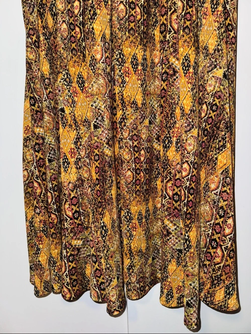 Lane Bryant Flowy Maxi Skirt w Slit Boho Print Women’s 14 / 16 - Picture 10 of 12